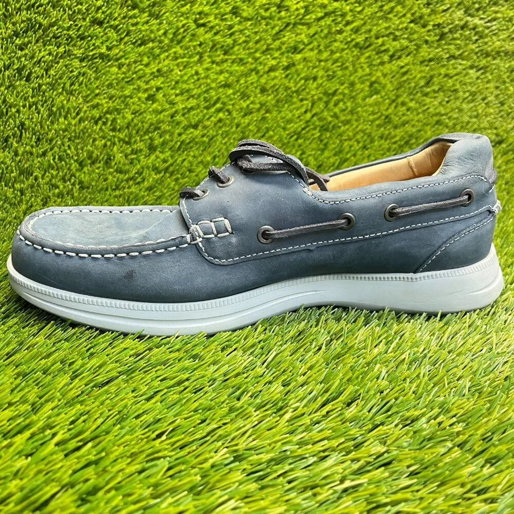 Samuel Hubbard New Endeavor Mens Size 9.5 Blue Casual Classic Leather Boat Shoes